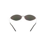 Malibu Round Sunglasses in Silver - Image 3